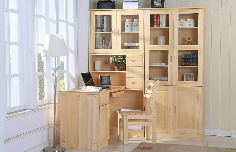 實(shí)木組合電腦桌