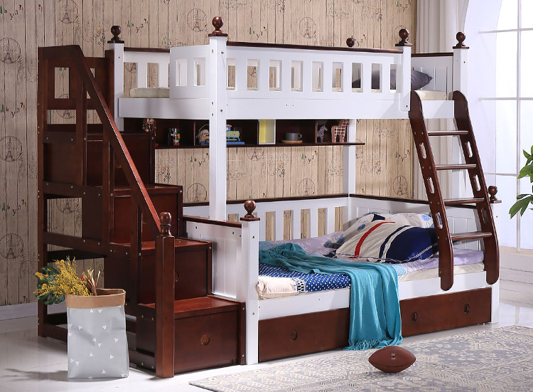 美式實(shí)木兒童雙層床