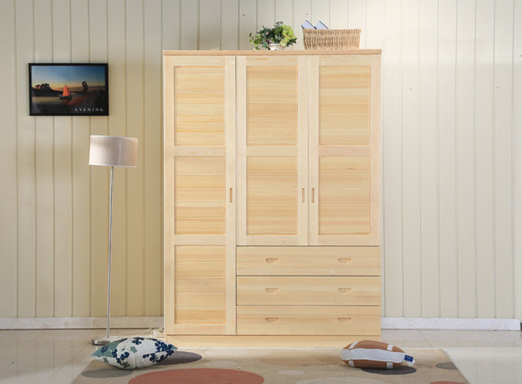 三門三抽仿百葉衣柜