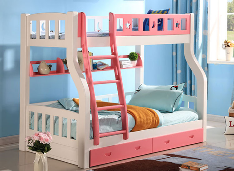 炫彩實木公主床