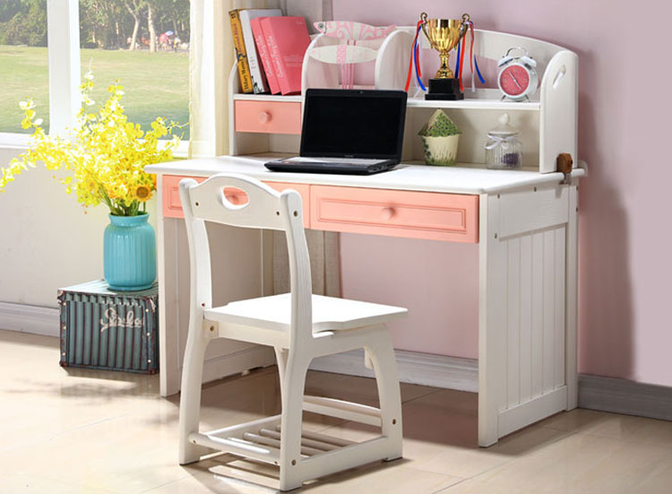 炫彩實木兒童電腦桌