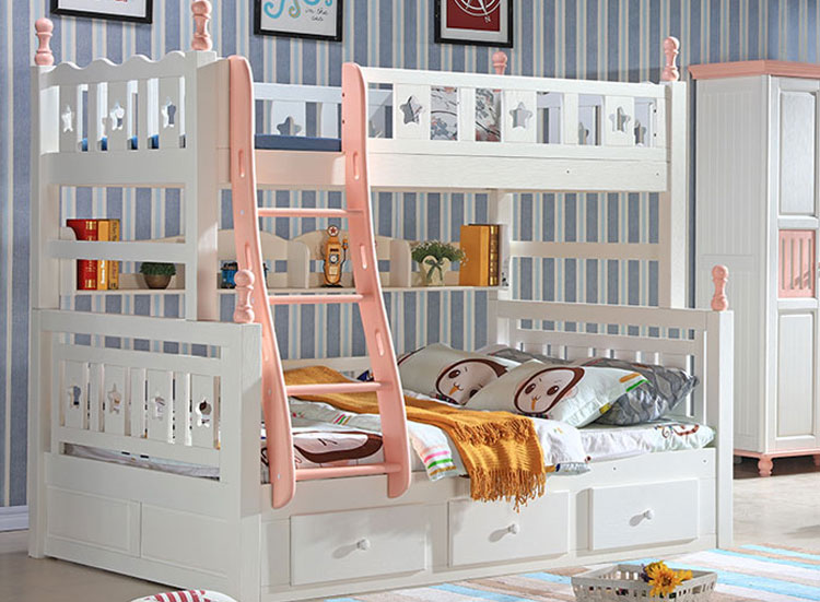 炫彩實木兒童雙層床