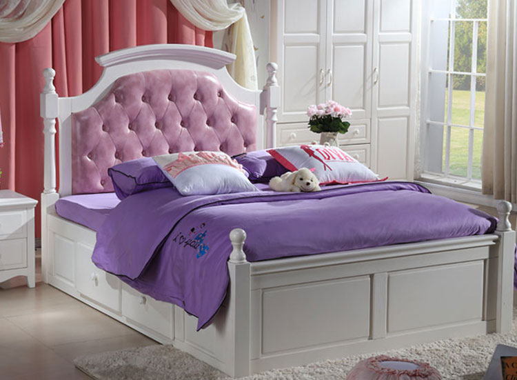 北歐田園公主床